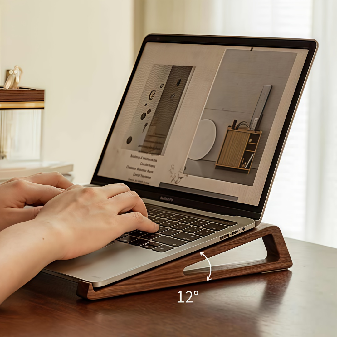 Laptop Accessories All In One - Support portable pliable en bois pour