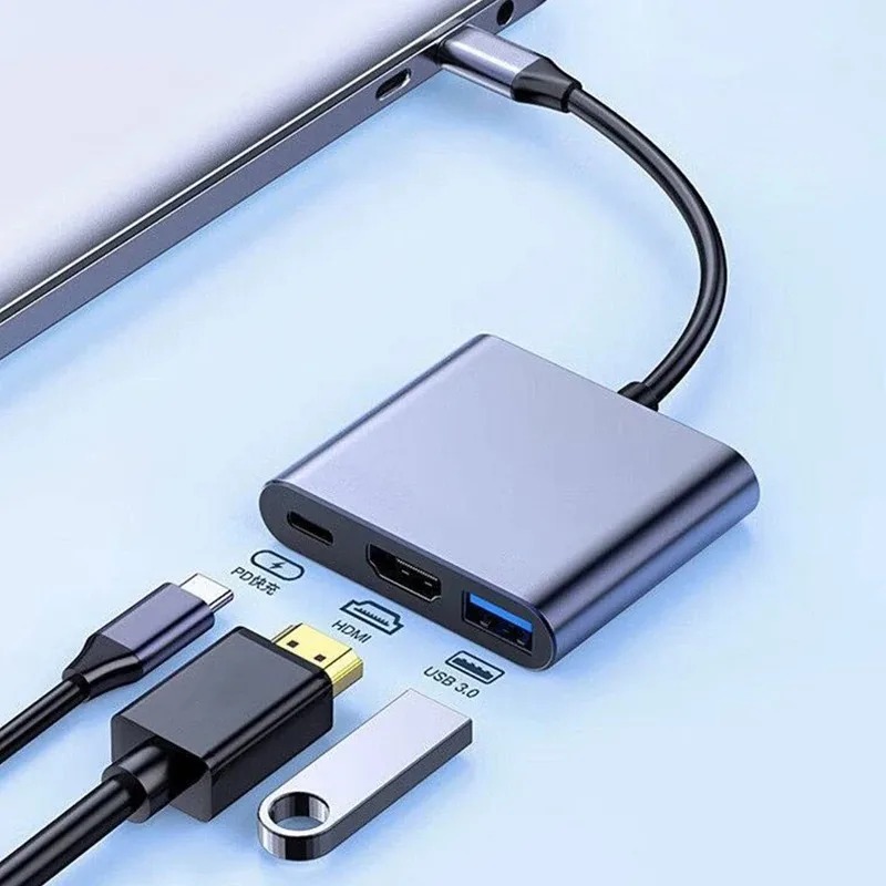 Usb C Docking Hub - Station d'accueil USB C HUB 3