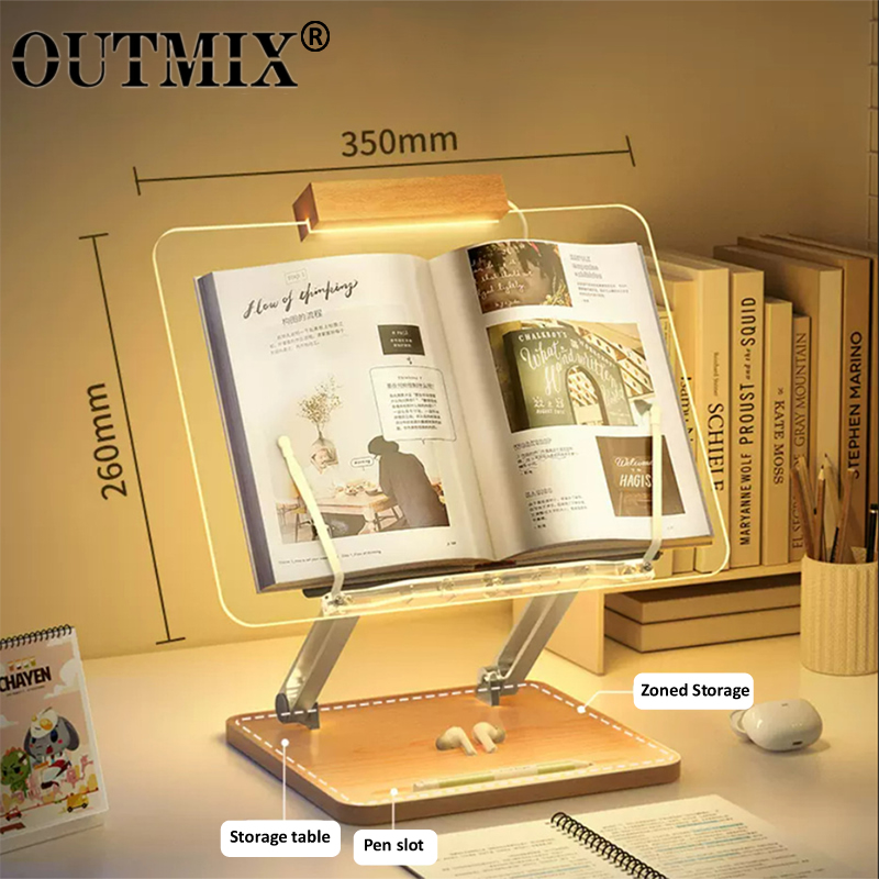 Laptop Extra Accessories - Support de lecture en bois avec