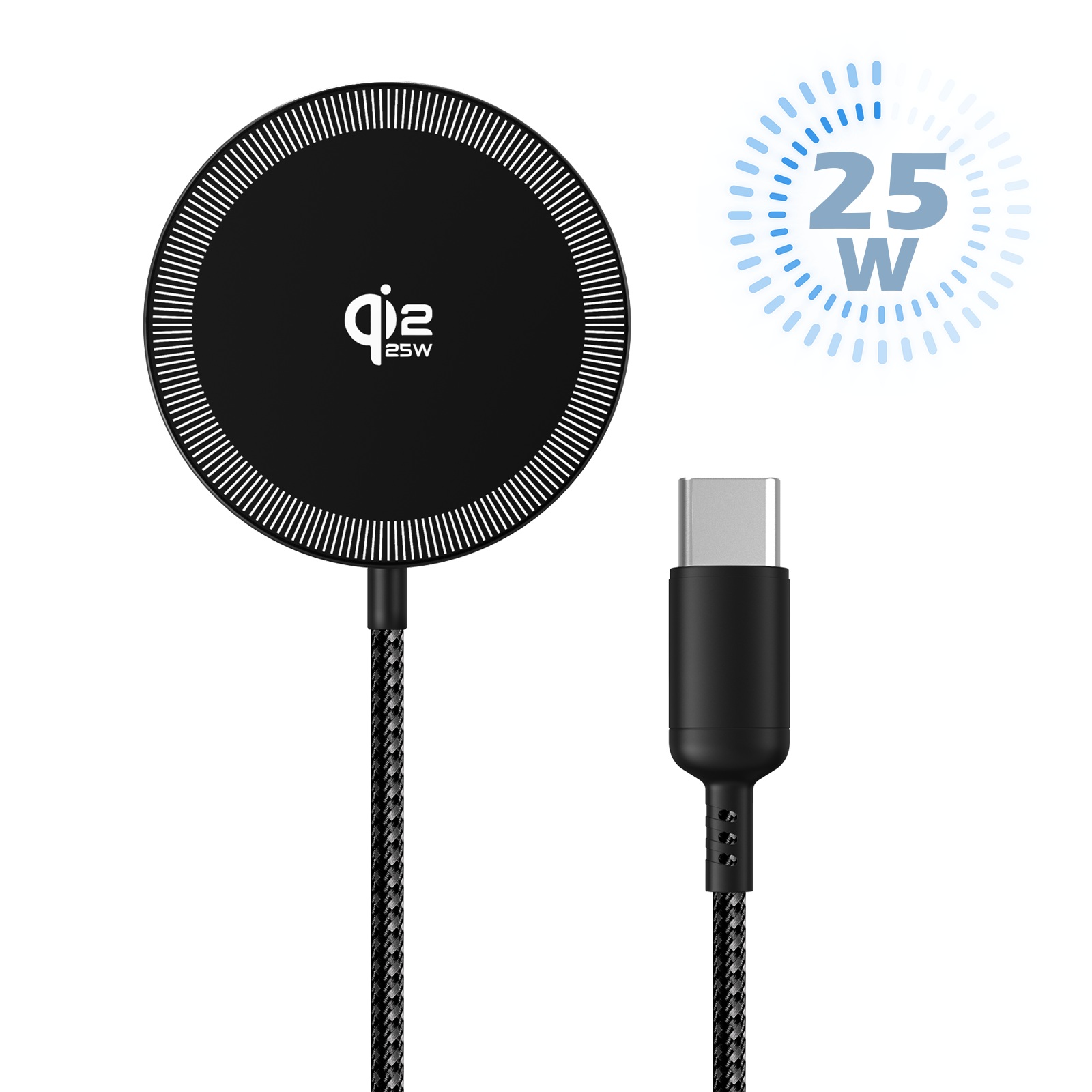Usb C Docking Hub - Chargeur magnétique sans fil 25W, charge