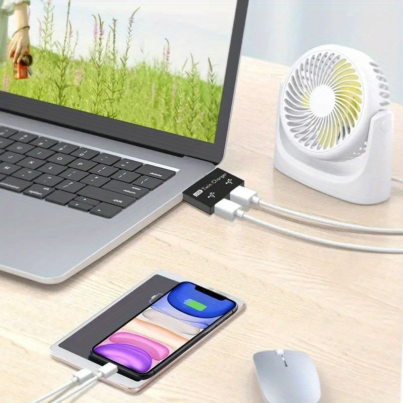 Répartiteur USB2.0 1 mâle à 2  - Laptop Accessories Macbook avis et prix