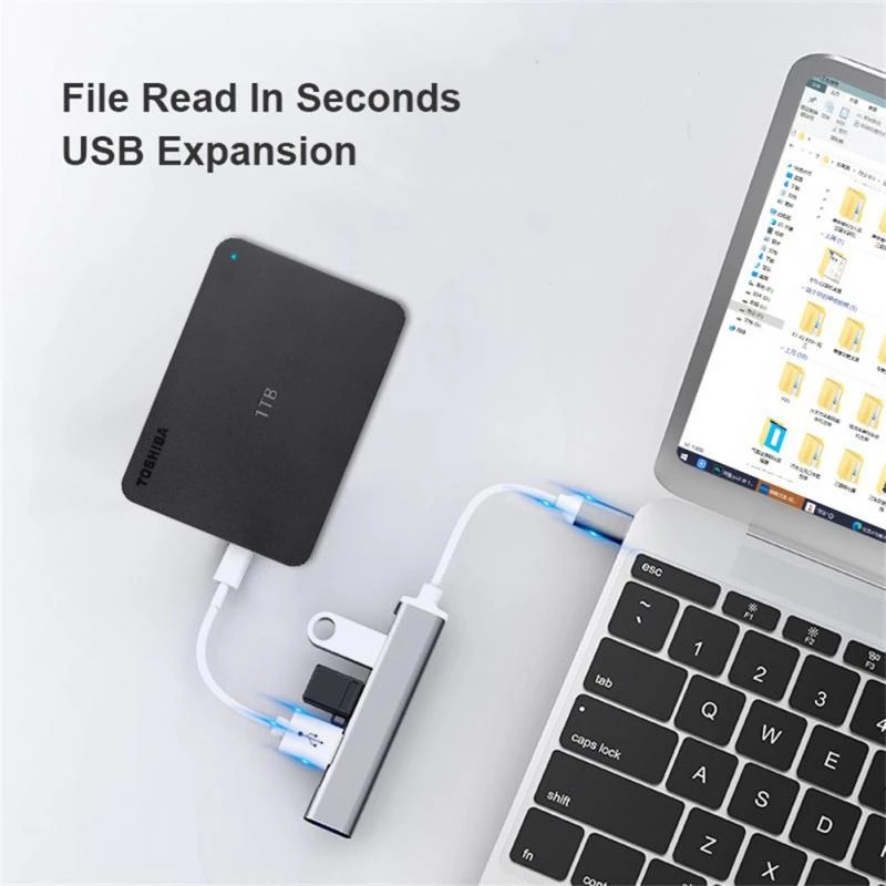 Hub d'extension Type-C 4 en 1, - Laptop Accessories Macbook avis et prix