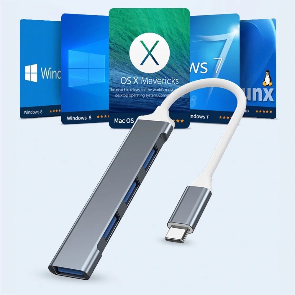 Hub USB 3.0 à 4 ports, Hub USB - Laptop Accessories Macbook avis et prix
