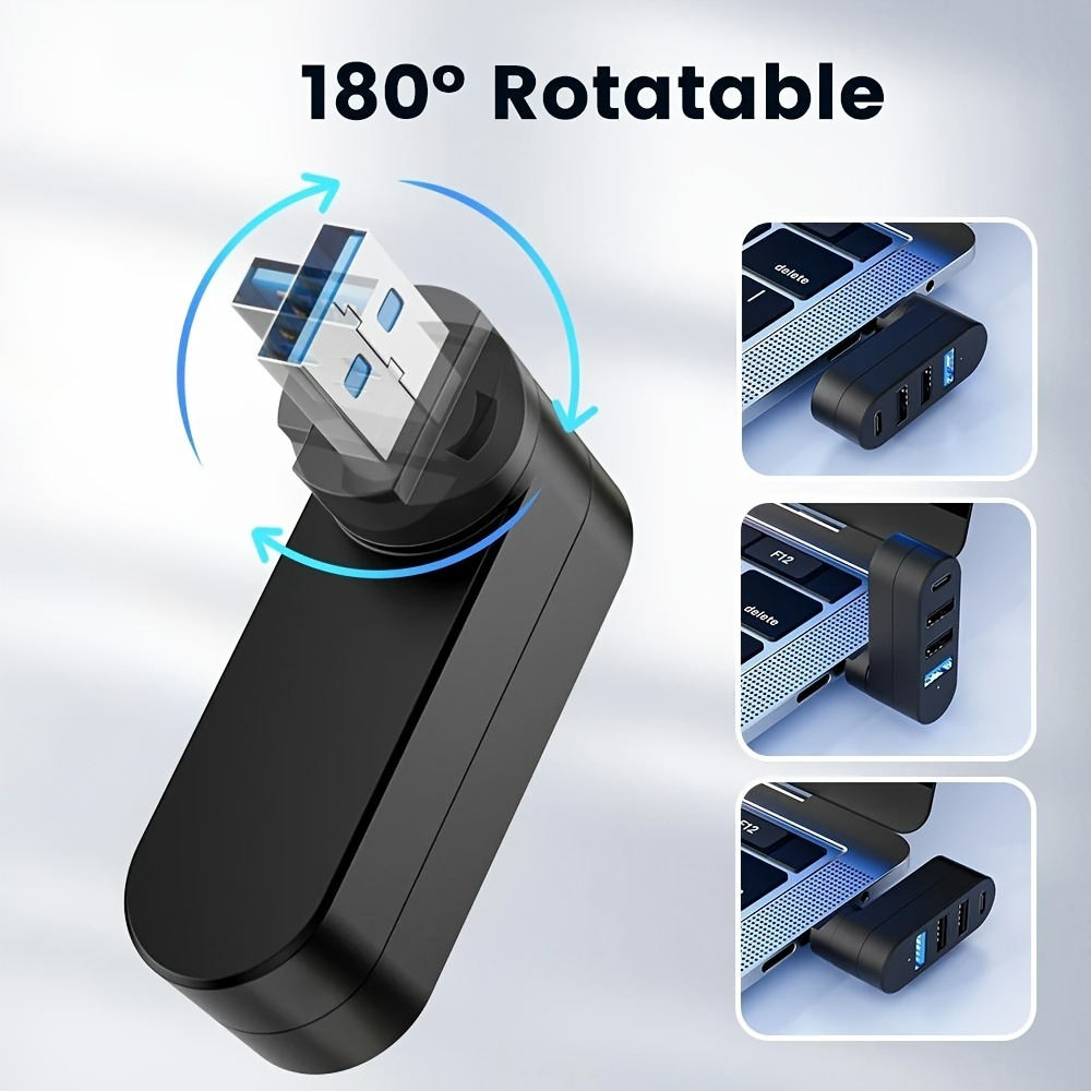 Mini Hub USB 3.0 à 4 Ports, Bo - Laptop Accessories Macbook avis et prix